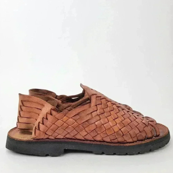 Brand X Other - Brand X Ranchero Huarache Leather Fisherman Sandals - 12